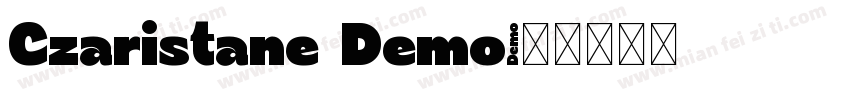 Czaristane Demo字体转换